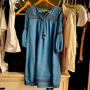 JJill Denim dress. Size Medium.